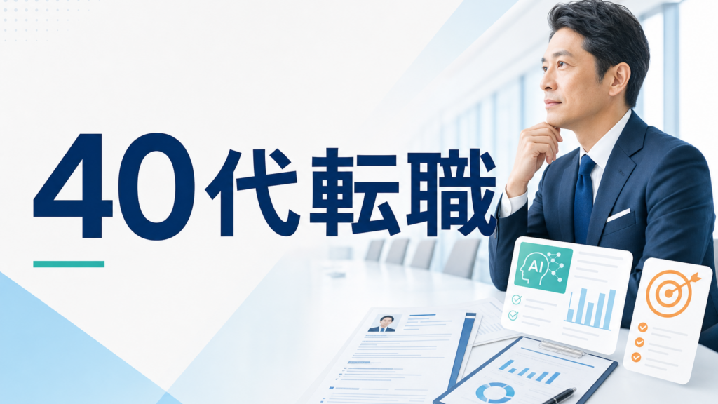 【2026年最新】40代ハイクラス転職×AI活用7手順｜年収UP戦略