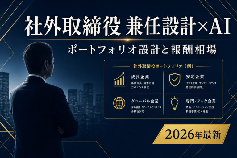 社外取締役ポートフォリオ設計AI管理術サムネイル
